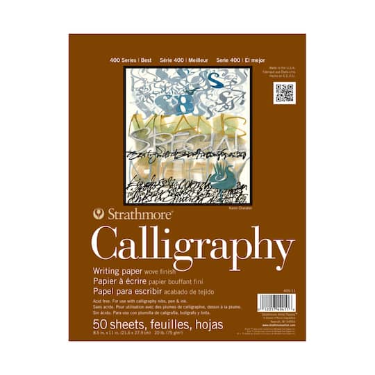 Strathmore&#xAE; 400 Series Calligraphy Paper Pad, 8.5&#x22; x 11&#x22;